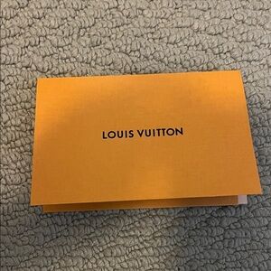 Louis Vuitton Orange Envelope
